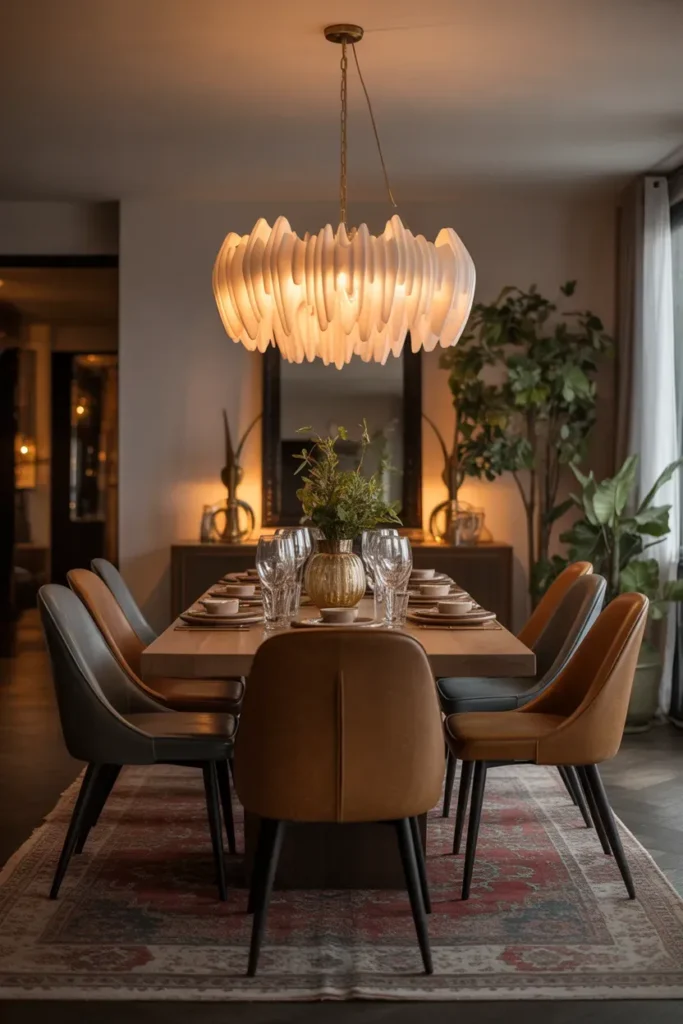 Sculptural Lighting Centerpiece