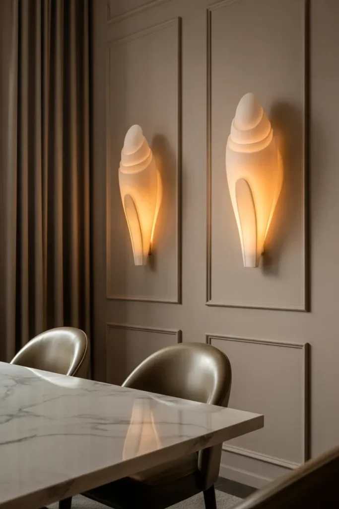 Sculptural Wall Sconces