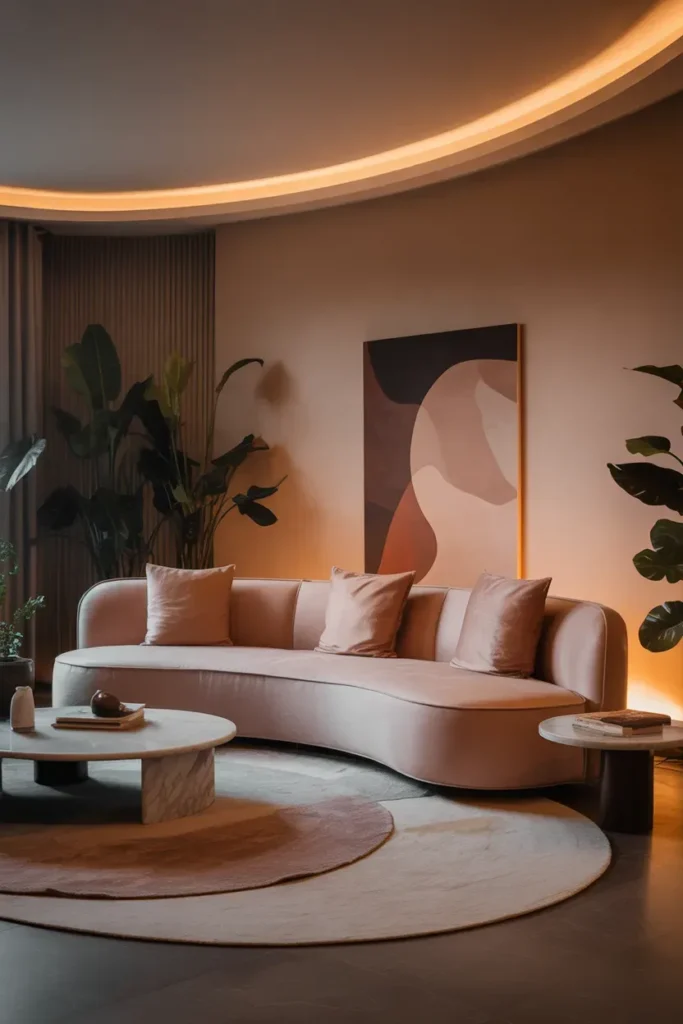 Semi-Circular Sofa