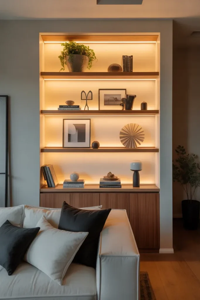 Shelf Lighting Glow