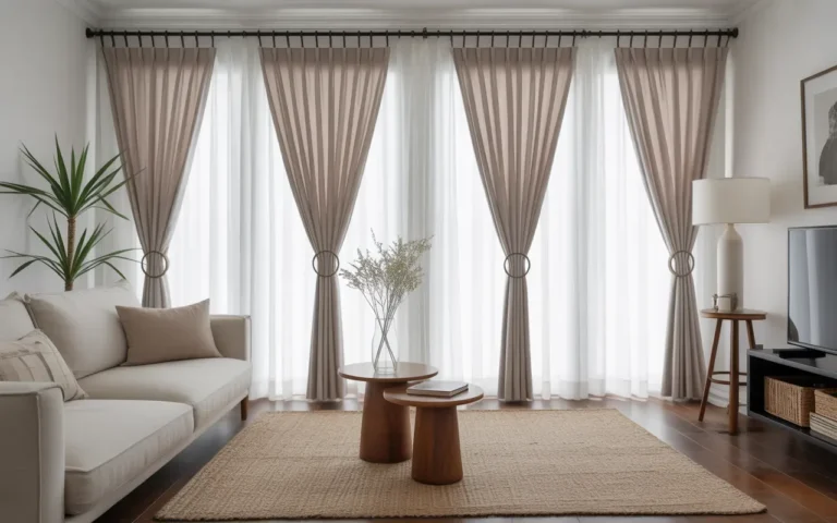 17 White Curtains Living Room Ideas That Feel Bright