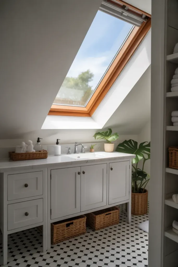 Skylight Above Vanity