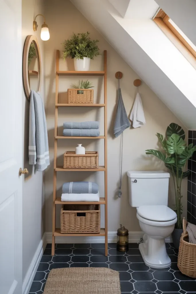 Slim Ladder Storage