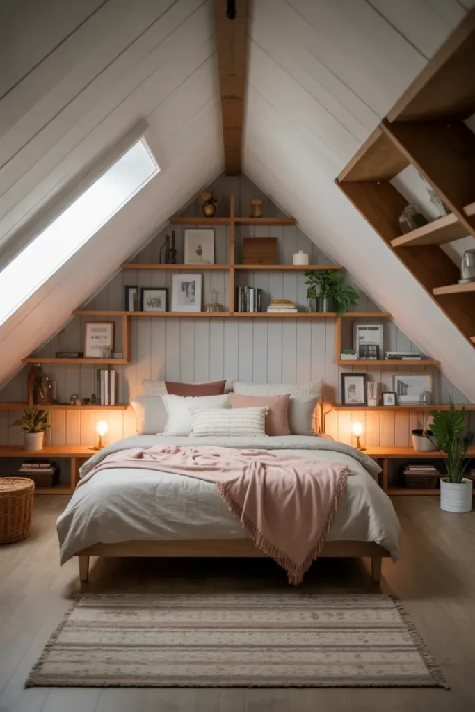 Sloped Ceiling Shelving