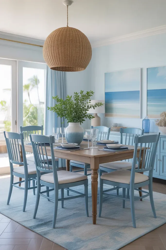 Soft Blue Accents