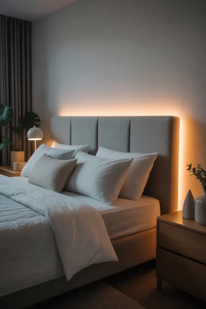 Soft Headboard Lighting