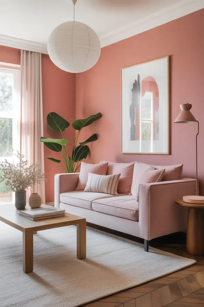 Soft Pink Wall Wash
