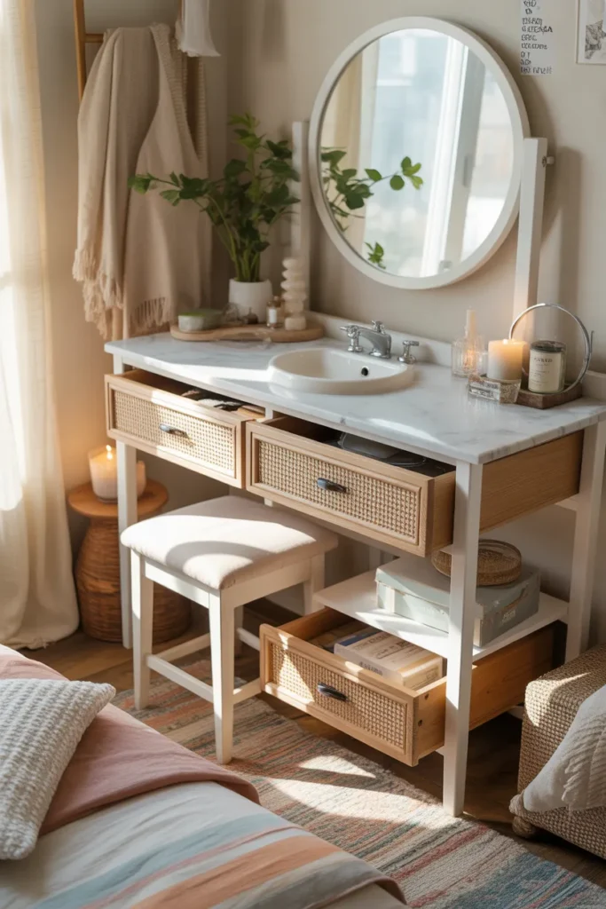 Stacked Drawer Vanity