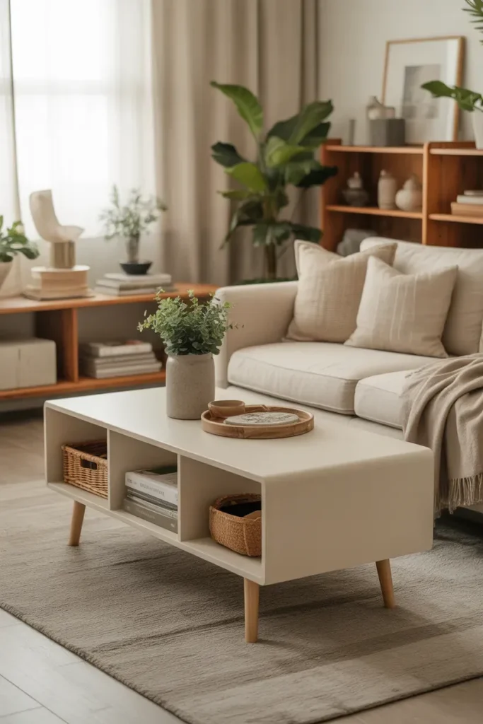 Storage Coffee Bench