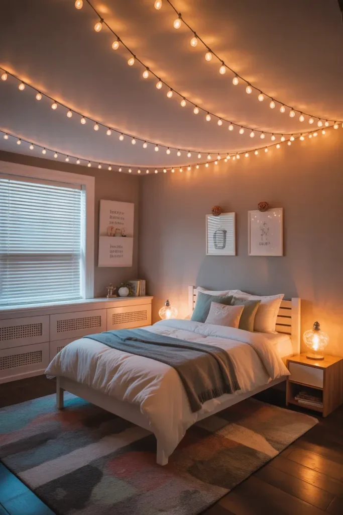 String Light Ceiling