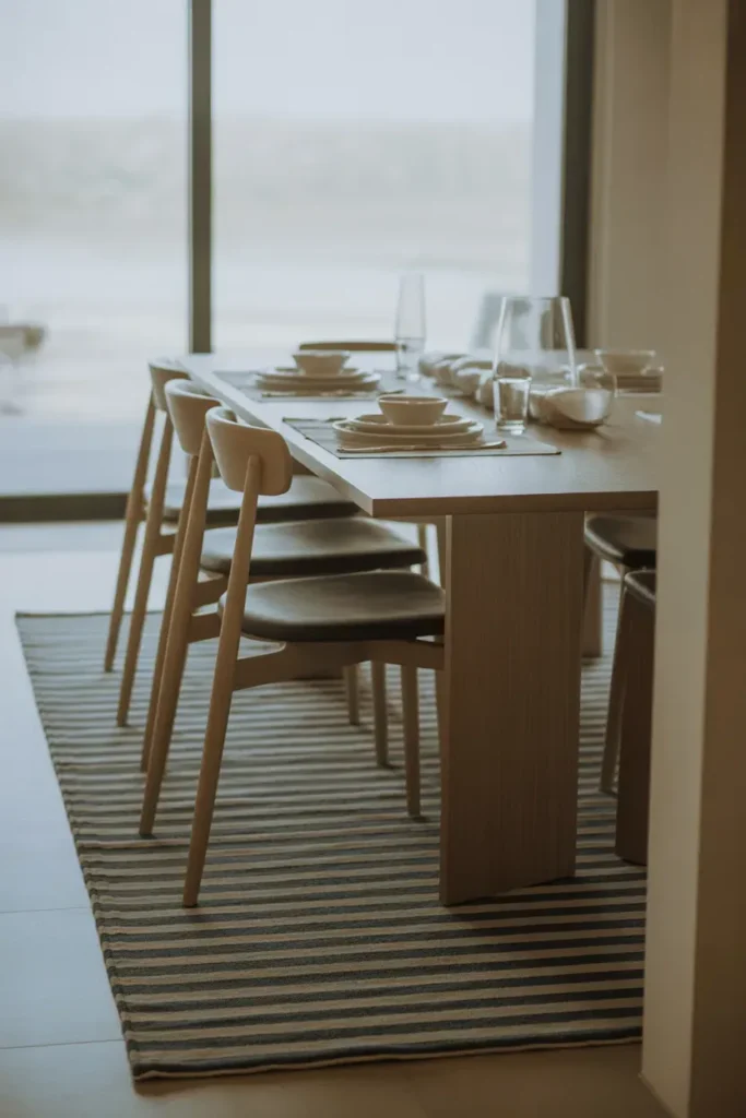 Striped Dining Rug