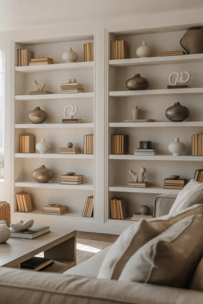 Symmetrical Shelf Layout