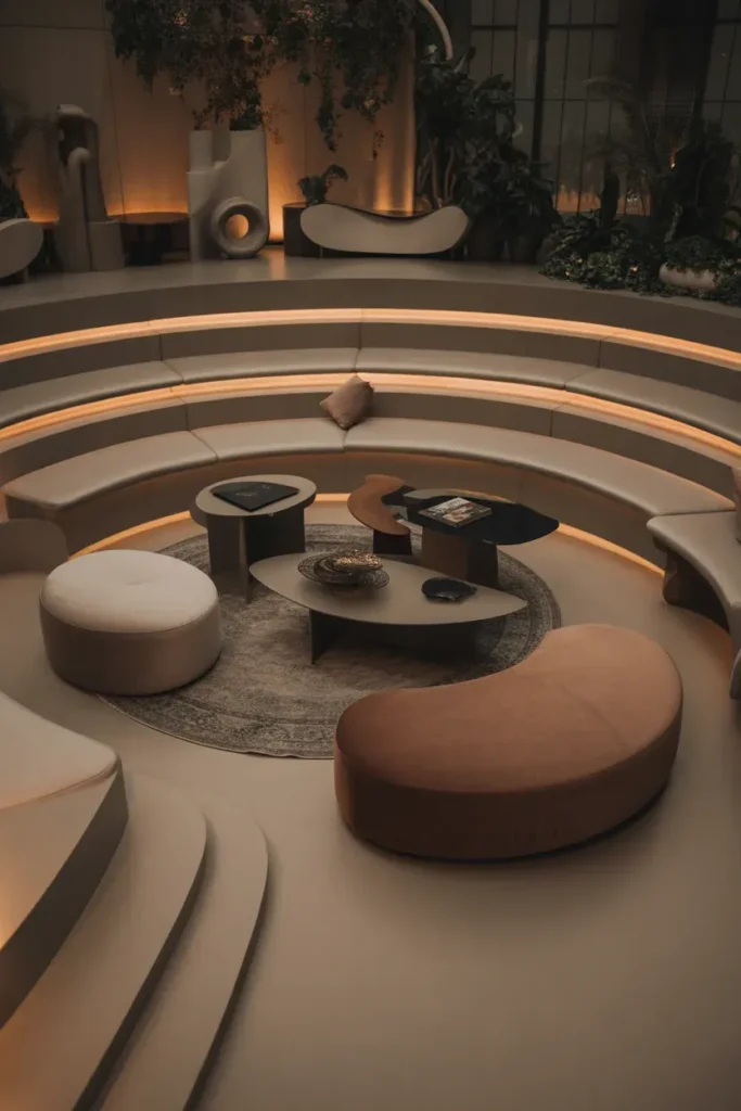 Tiered Circular Seating