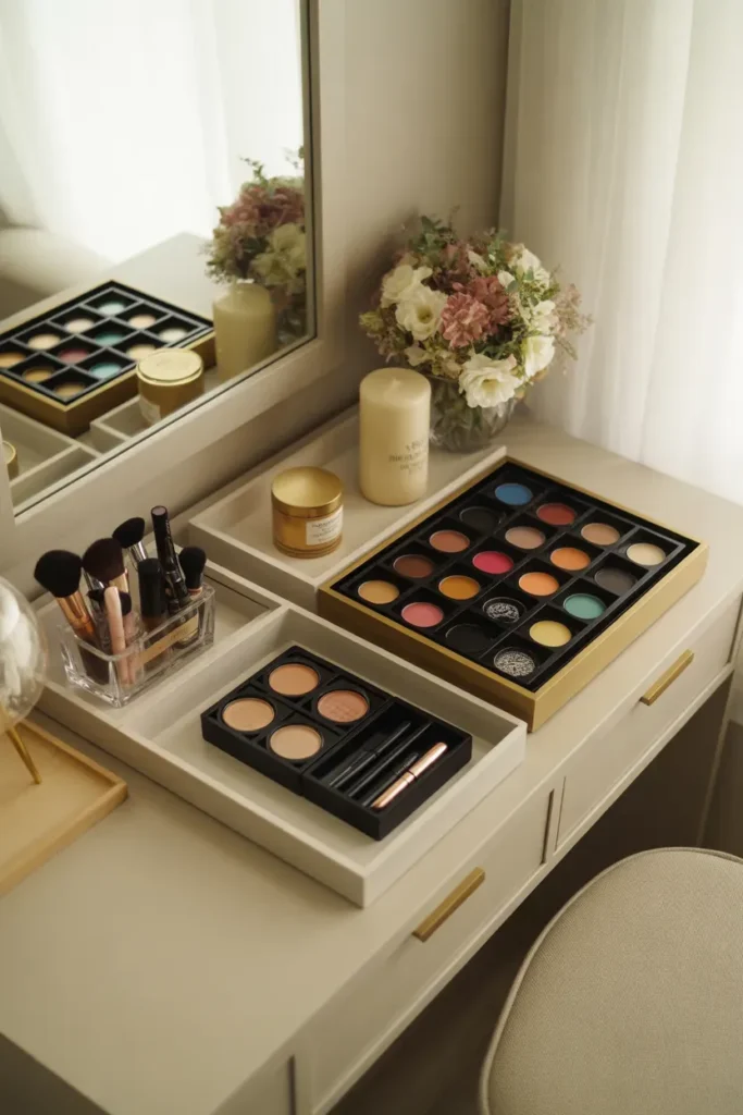 Tray Organized Vanity