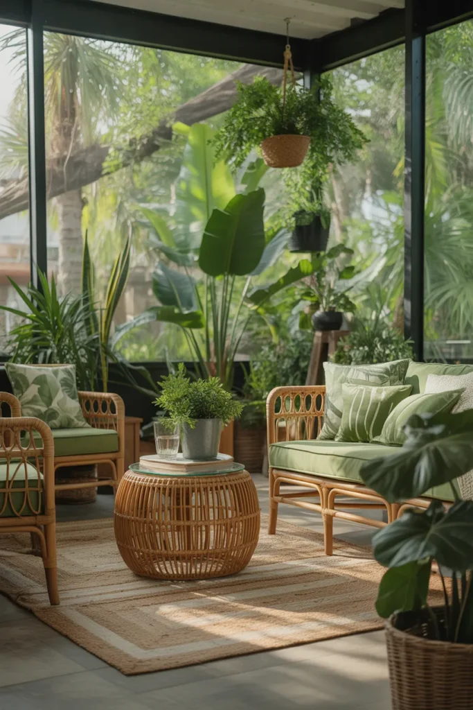 Tropical Green Oasis