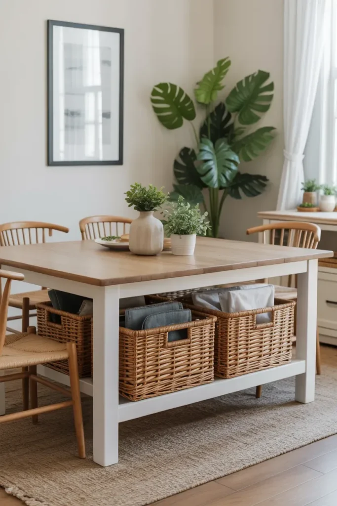 Under-Table Storage Baskets