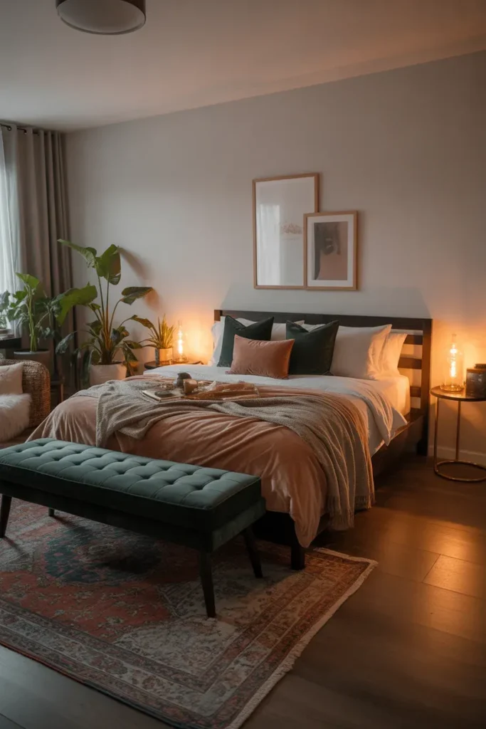Velvet Bench Seating