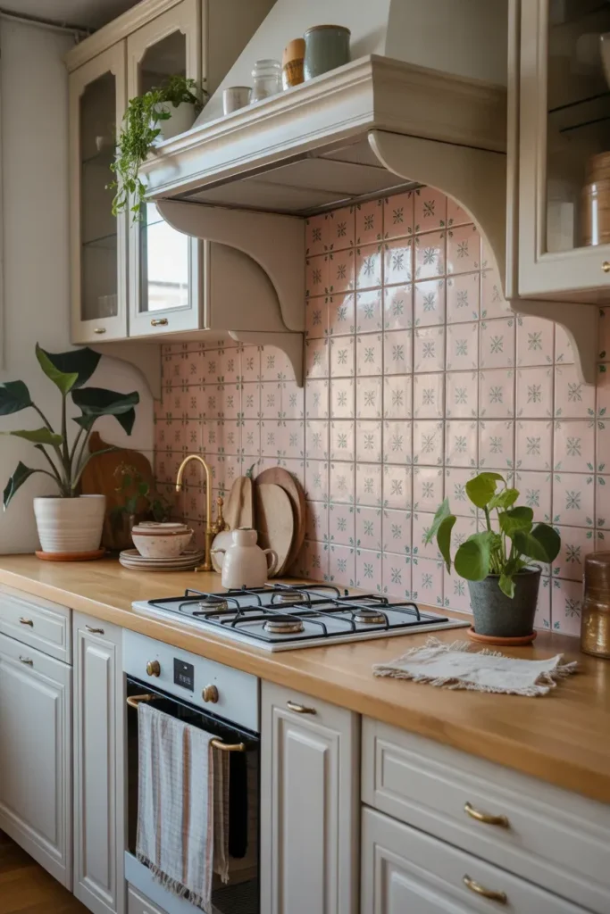Vintage Tile Backsplash
