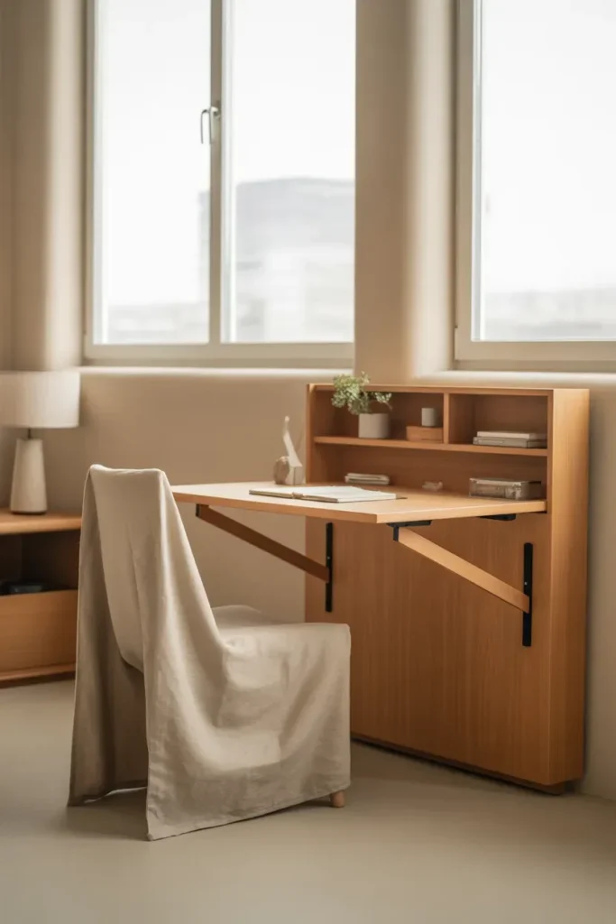 Wall-Mounted Fold Desk