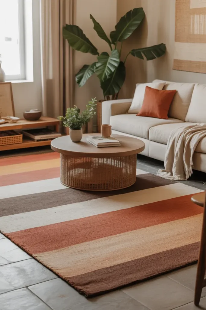 Warm Earth Tone Rug