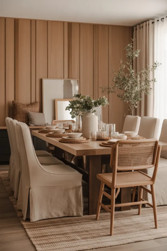 Wood Paneling Feature