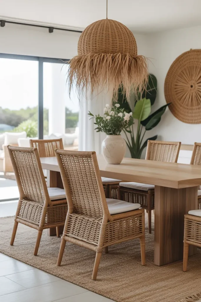 Woven Dining Chairs