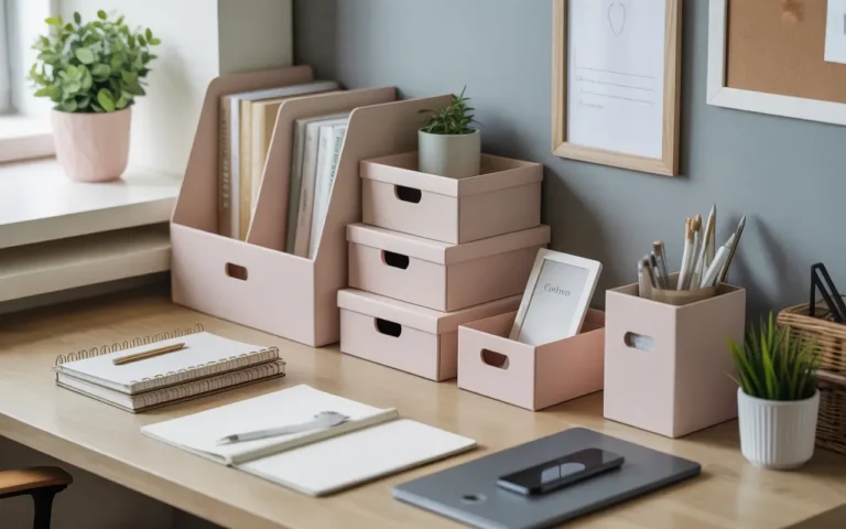 13 Desk Organizer Ideas That Elevate Workspace Style
