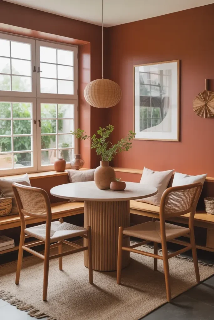 Dining Nook Warm Corner
