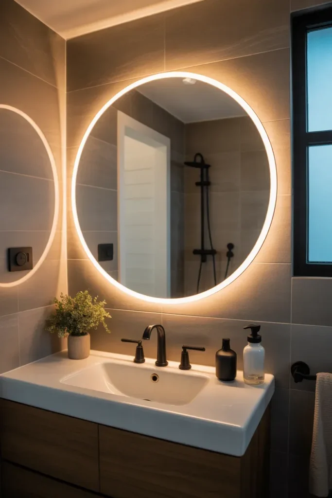 Mirror Backlight Halo