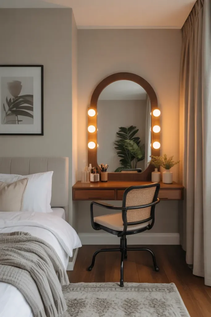 Vanity Mirror Corner