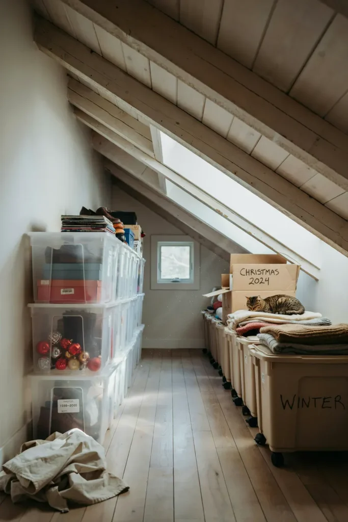 Attic Organization