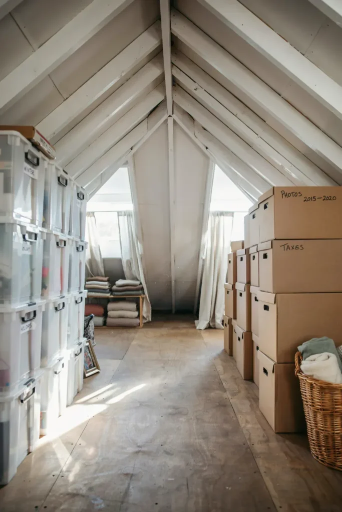 Attic Organization