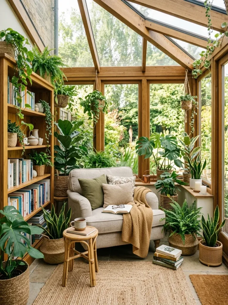 Sunroom Reading Nook