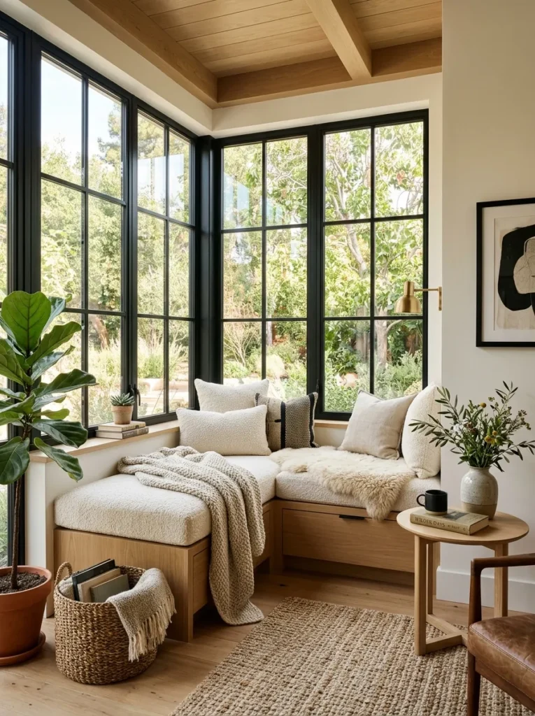 Sunroom Reading Nook