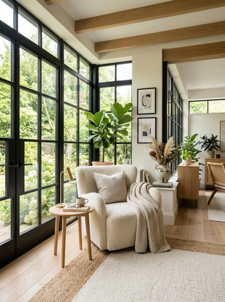 Sunroom Reading Nook