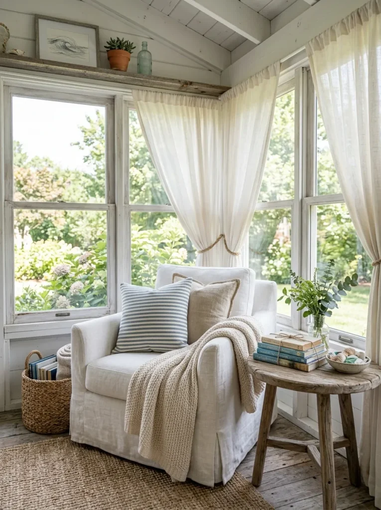 Sunroom Reading Nook