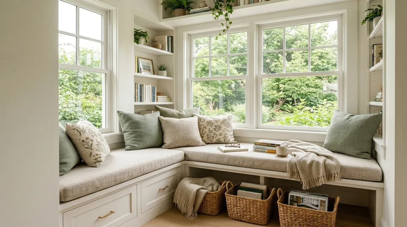 Sunroom Reading Nook