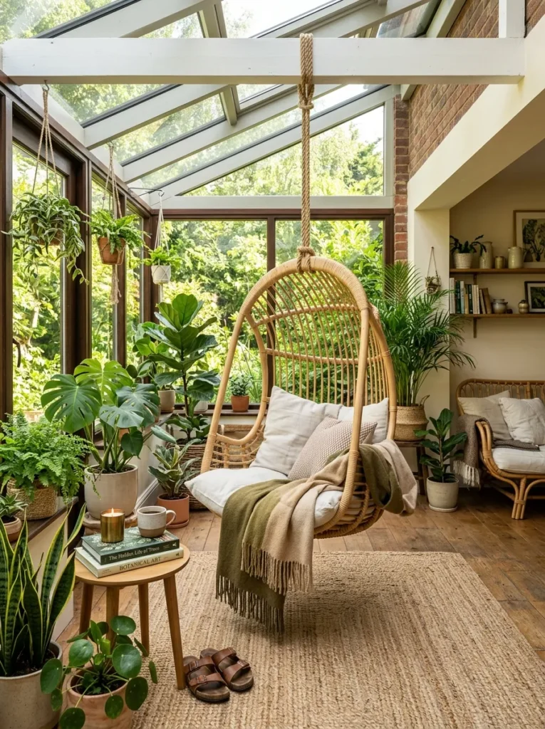 Sunroom Reading Nook
