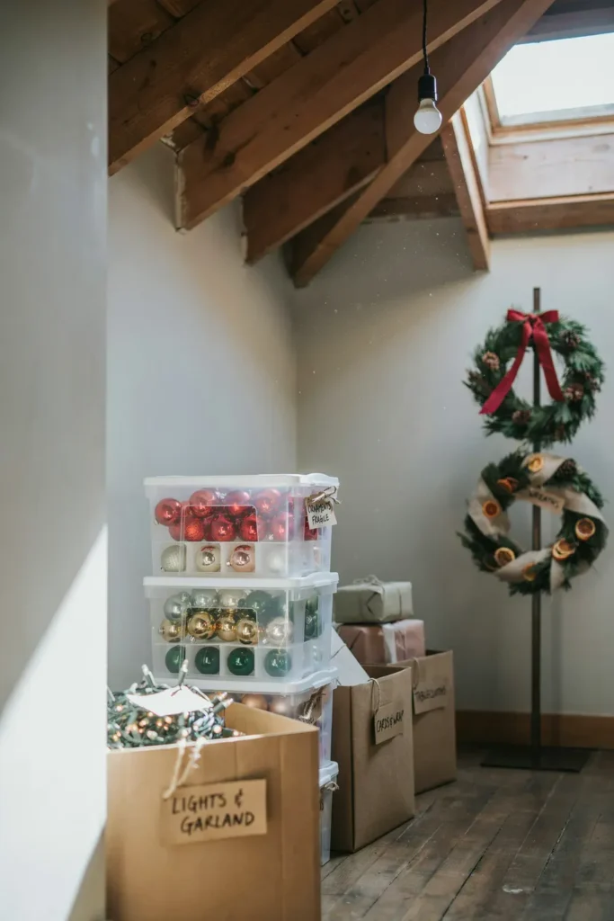 Attic Organization
