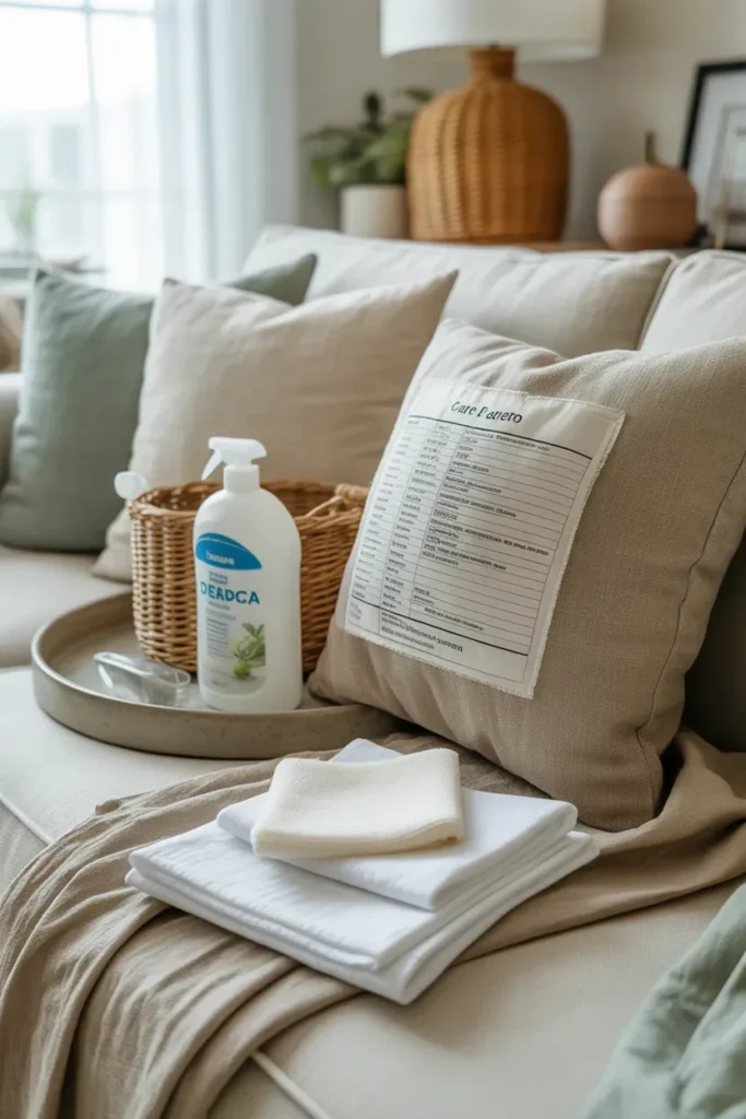 Decorative Pillow Cleaning