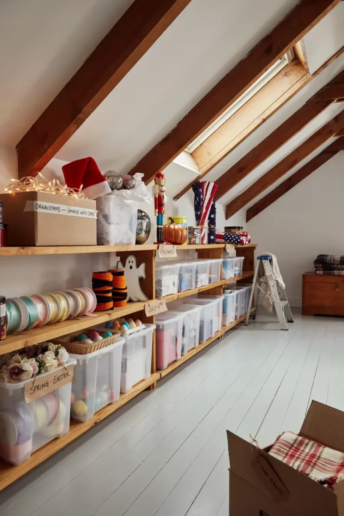 Attic Organization
