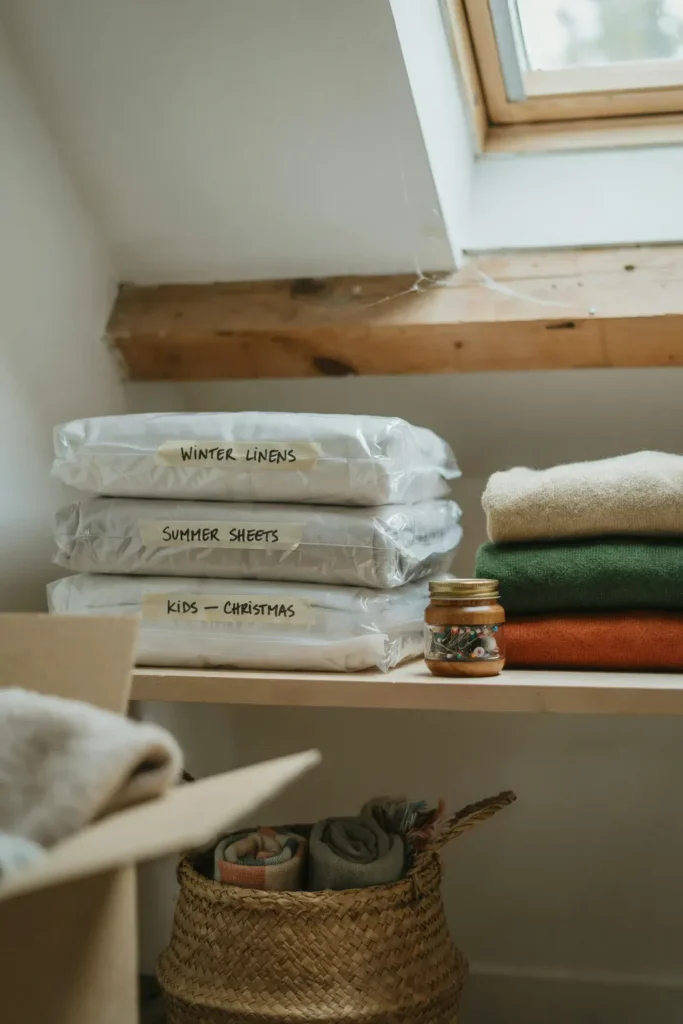 Attic Organization